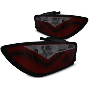 Achterlichten Seat Ibiza 6J 2008-2012 | LED-BAR | rood / smoke