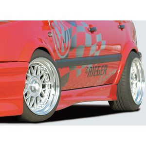 Rieger spatbordverbreder-Set | Golf 3: 08.91-09.97 - 3-drs., 5-drs., Cabrio | set ongespoten abs | Rieger Tuning