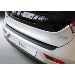 Achterbumper Beschermer | Volvo V40 5 deurs 2012- (incl. Cross Crountry) | ABS Kunststof | zwart