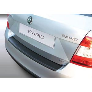 Achterbumper Beschermer | Skoda Rapid 5-deurs 2013- | ABS Kunststof | zwart