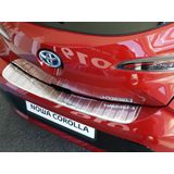 Achterbumperbeschermer | Toyota | Corolla 19- 5d hat. | RVS rvs zilver Zijdeglans