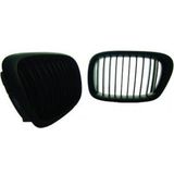 Grillen set | Nieren| BMW 5-Serie E39 95-03 mat Zwart