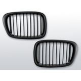 Grillen set | Nieren| BMW 5-Serie E39 95-03 mat Zwart