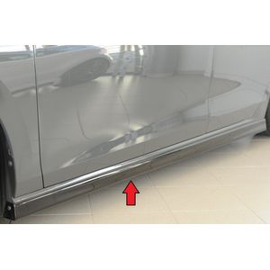 Side skirt XS | Volkswagen Golf 7 2012-2020 / Seat Leon (5F) 2013-2020 | stuk | links | glanzend |abs | Rieger Tuning