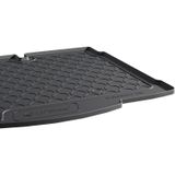 Rubber kofferbakmat | Opel | Corsa 15-19 3d hat. / Corsa 15-19 5d hat. | type E | lage laadvloer | zwart | Gledring