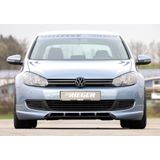 Rieger spoilerlip | VW Golf 6 VI 2008-2012 | met air vents | ABS