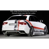 Audi S-Line achterbumper (zonder diffuser) | A4 (B8/B81): 01.12- (vanaf Facelift) - Avant | stuk ongespoten abs | Rieger Tuning