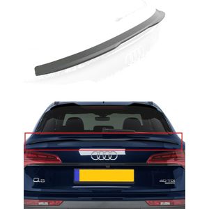 Achterspoiler | Audi | Q5 Sportback 21- 5d suv. | type FY | onder achterruit | ABS-kunststof | Glanzend zwart