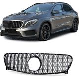 Grill | Mercedes-Benz | GLA-klasse 2014-2016 5d suv | X156 | PANAMERICA AMG GT - Look | zwart chroom