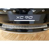Achterbumperbeschermer | Volvo XC90 2015- | profiled/ribs | RVS