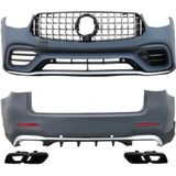 Bodykit | Mercedes-Benz | GLC-klasse 19-22 5d suv | X253 | facelift | GLC63 AMG-Look | zwart | 02