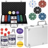 Pokerset - 300 Chips - Inclusief Koffer - Poker