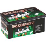 Pokerset - 200 Chips - Inclusief Opbergdoos - Poker