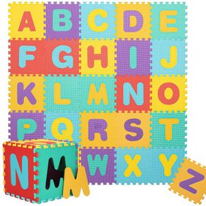 Speelmat | Speelmat Foam | Puzzelmat | 26 Stukken | Letters | 170 x 150 cm