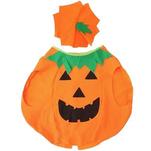 Pompoenkostuum - Halloween - Voor Kinderen - Verkleedkleding - Oranje