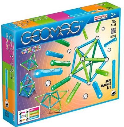 Geomag Bouwset Kleur Blauw & Groen - 35 stuks