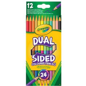Crayola Dual Sided Kleurpotloden - 12 stuks