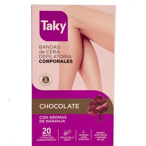 Taky - Chocolate - Waxstrips - 20 Stuks