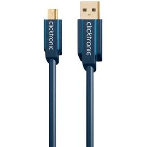 Clicktronic USB 2.0 naar USB-A Mini-B - 3 m