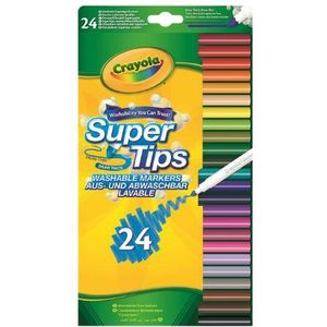 Crayola Super Tips Kleurmarkeringen - 24 stuks