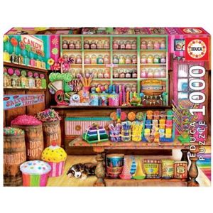 Puzzel The Candy Shop (1000 stukjes, Snoepwinkel thema)