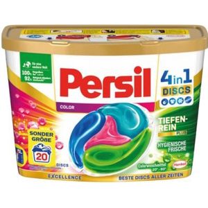 Persil 4-in-1 kleur wastabletten - 20 stuks