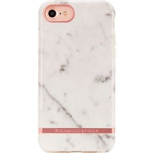 Richmond & Finch White Marble Mobil Cover - IPhone 8