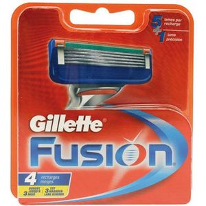 Gillette Fusion Scheermesjes - 4 Pack