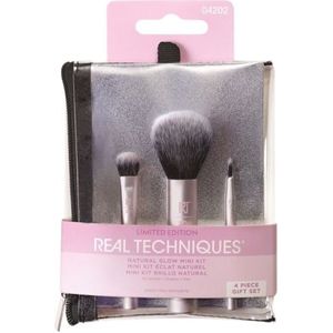Real Techniques Natural Glow Mini Make-up kwasten 4 stuks