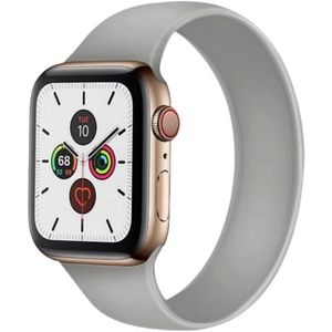 Apple Watch 42/44 mm Siliconen Horlogeband Grijs