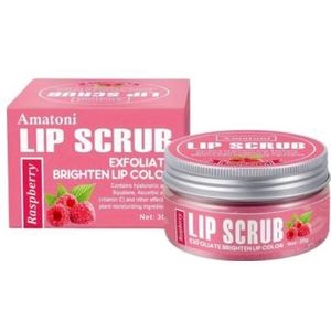 Amatoni Lip Scrub Framboos - 30g