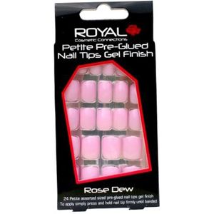Royal Nageltips Roos Dauw - 24 stuks