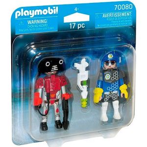 Playmobil Ruimte Politieagent & Robot - 70080