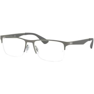 Ray-Ban - RX6335 - Bril - Grijs - Rechthoekig Montuur