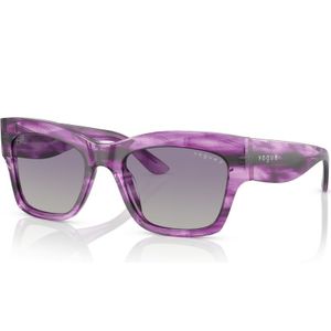 Vogue VO5524S Dames - Vierkant Violet Havana Polarized glazen
