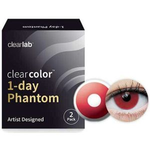 Clearcolor 1-Day Phantom Red Vampire Kleurlenzen Daglenzen