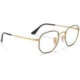 Ray-Ban - Hexagonal RX6448 - Bril - Zwart - Metaal