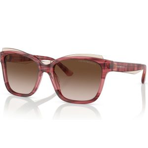 Emporio Armani - EA4209 - Zonnebril - Bruin Rood - Kunststof