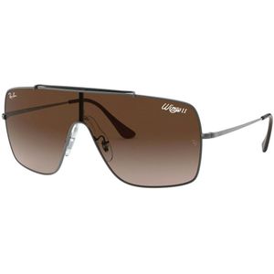 Ray-Ban Wings II RB3697 Heren - Rechthoekig Grijs Spiegel glazen