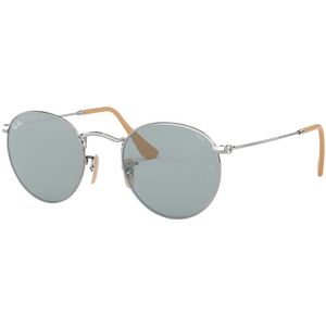 Ray-Ban Round Washed Evolve RB3447 - Rond Zilver