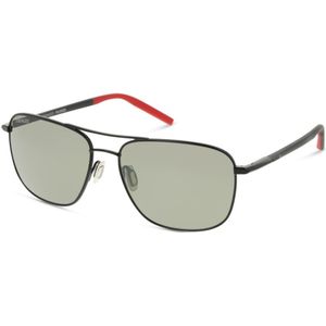 Serengeti Spello Heren - Vierkant Zwart Polarized & Spiegel glazen