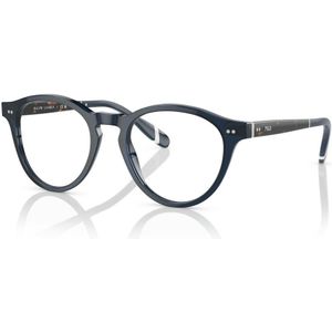 Polo Ralph Lauren - PH2268 - Bril - Transparant met Blauw - Rechthoekig Montuur