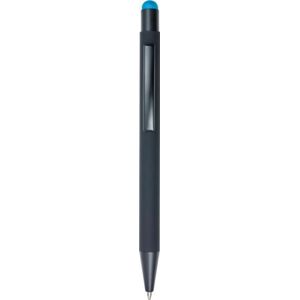 150 st. met jouw logo | Stylus pen Black | lichtblauw