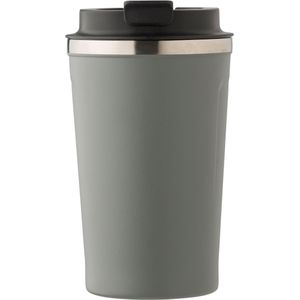 25 st. met jouw logo | RVS reisbeker [380 ml] | grijs
