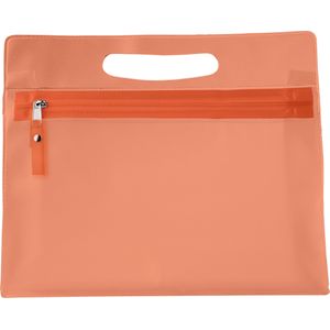 100 st. met jouw logo | Toilet/make-up tas | oranje