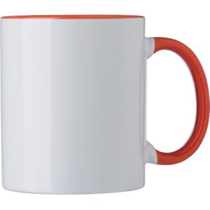 36 st. met jouw logo | Keramische mok Blair [330 ml] | oranje