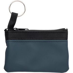 100 st. met jouw logo | Rubberlook sleutel-etui | blauw