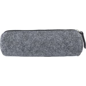 100 st. met jouw logo | Etui Vilt rPET Samantha | grijs