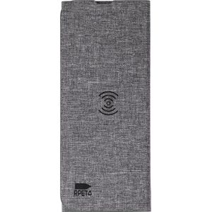 25 st. met jouw logo | rPET Muismat Snellader Selene [10 W] | grijs