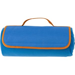 8 st. met jouw logo | Picknickkleed Azul | lichtblauw